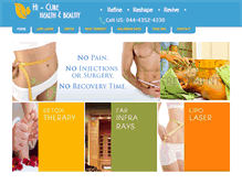 Tablet Screenshot of hi-curehealthandbeauty.com